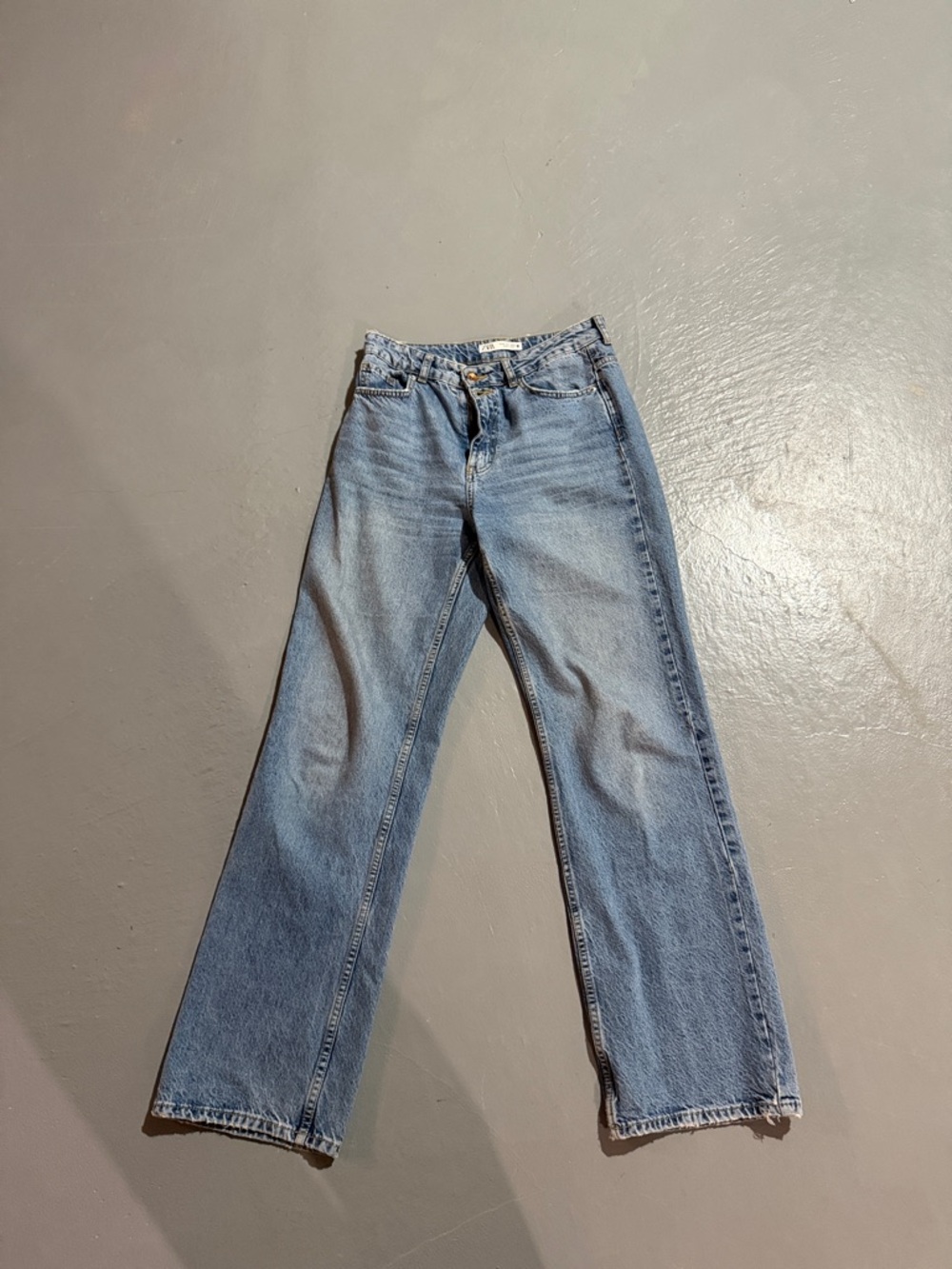 Zara Light Blue Flare Jeans